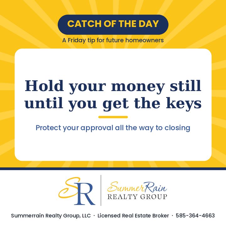 Catch of the Day graphic: Hold your money still until you get the keys