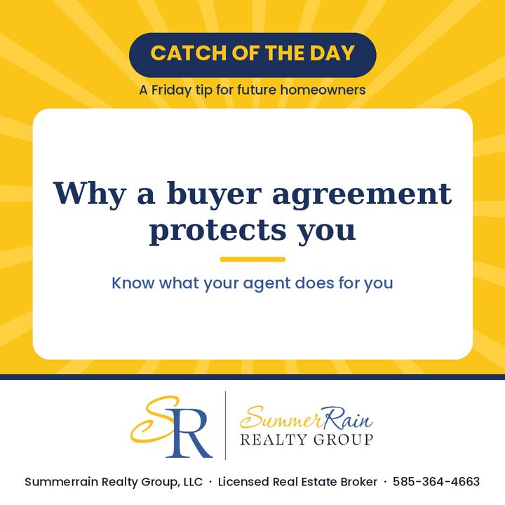 Catch of the Day graphic: Why a buyer agreement protects you